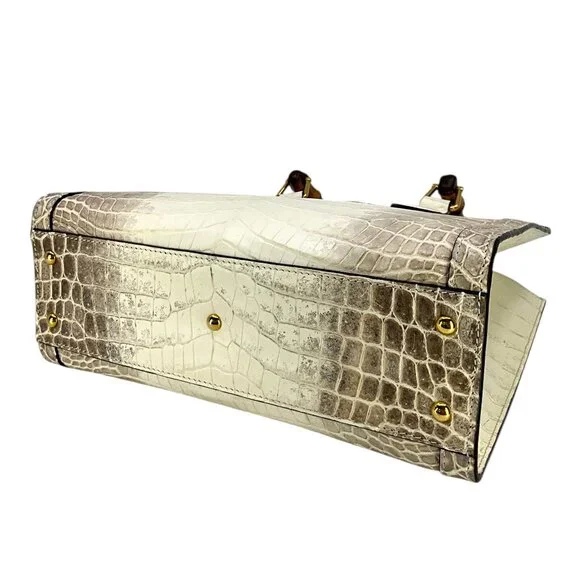 GUCCI Crocodile Himalaya Medium Diana Tote NEW - Picture 8 of 10